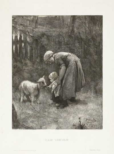 Kjæresten hennes (tittel på objekt) av Petrus Johannes Arendzen