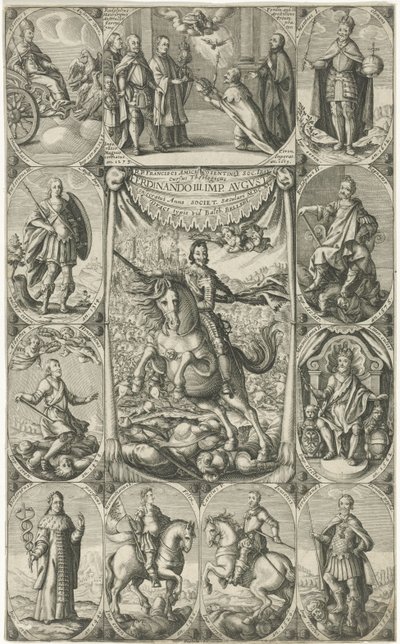 Allegorisk representasjon av keiser Ferdinand III av Petrus Rucholle