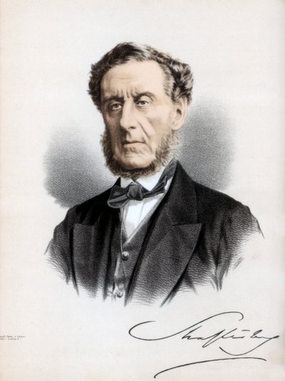 Anthony Ashley Cooper, 7. jarl av Shaftesbury, engelsk politiker og filantrop, c1890. av Petter and Galpin Cassell
