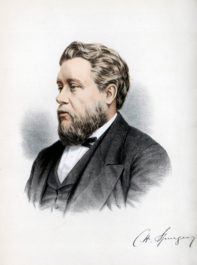 Charles Haddon Spurgeon, britisk baptistpredikant, c1890. av Petter and Galpin Cassell