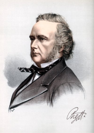 George Campbell, 8. hertug av Argyll, skotsk liberal politiker og forfatter, c1890. av Petter and Galpin Cassell