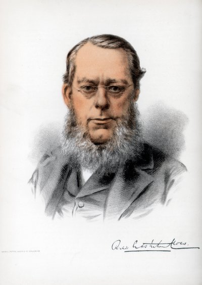 Richard Assheton Cross, 1st Viscount Cross, britisk statsmann, c1890. av Petter and Galpin Cassell