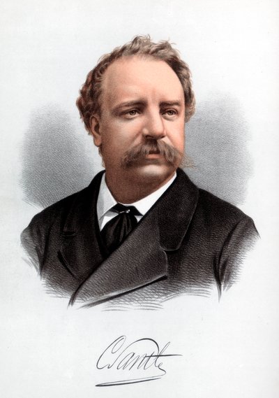 Sir Charles Santley, engelsk vokalist, c1890. av Petter and Galpin Cassell