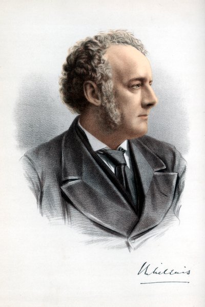 Sir John Everett Millais, 1st Baronet, britisk maler og illustratør, c1890. av Petter and Galpin Cassell