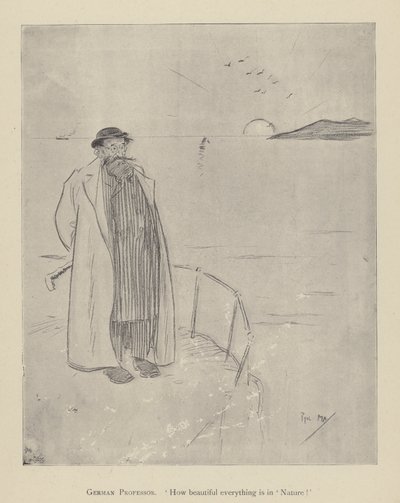 Tegneserie av Phil May, fra 1890-tallet (litho) av Phil May