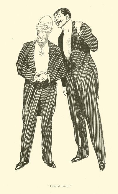 Tegneserie av Phil May, fra 1890-tallet (litho) av Phil May