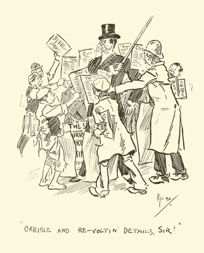 Illustrasjon for Phil Mays Gutter-Snipes av Phil May