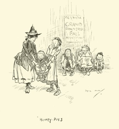 Illustrasjon for Phil Mays Gutter-Snipes av Phil May