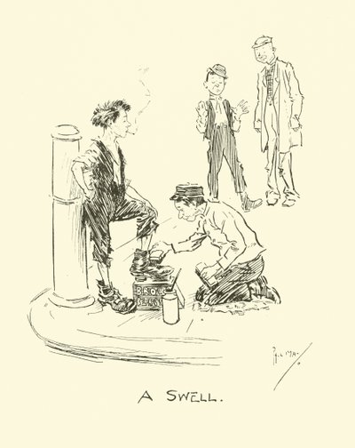 Illustrasjon for Phil Mays Gutter-Snipes av Phil May