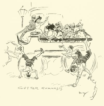 Illustrasjon for Phil Mays Gutter-Snipes av Phil May
