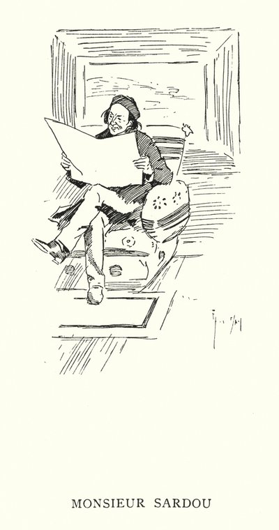 Mr. Sardou (litho) av Phil May