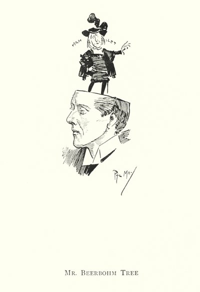 Mr Beerbohm Tree (litho) av Phil May