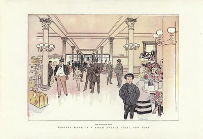 Vestlige måter, på et Fifth Avenue Hotel, New York av Phil May