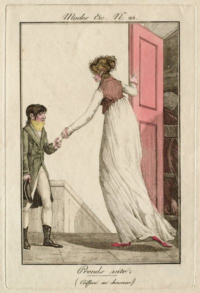 Ta det raskt (frisyre) av Philibert-Louis Debucourt