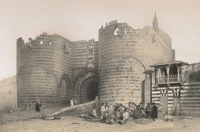 Porten til Saladins citadell av Philibert Joseph Girault de Prangey