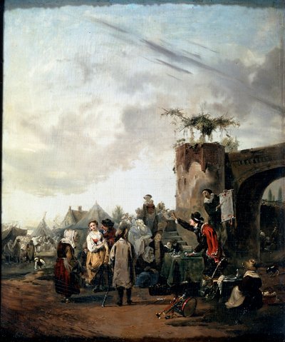 En sjarlatan, tidlig på 1780-tallet. av Philibert Louis Debucourt