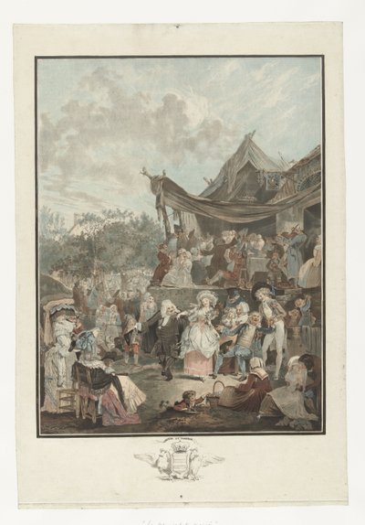 Dansende brud The Menuet of the Bride av Philibert Louis Debucourt