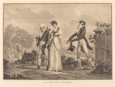 Den unge damen av Philibert Louis Debucourt