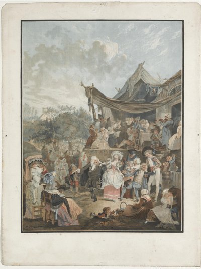 The Brides Menuet, 1786 av Philibert Louis Debucourt