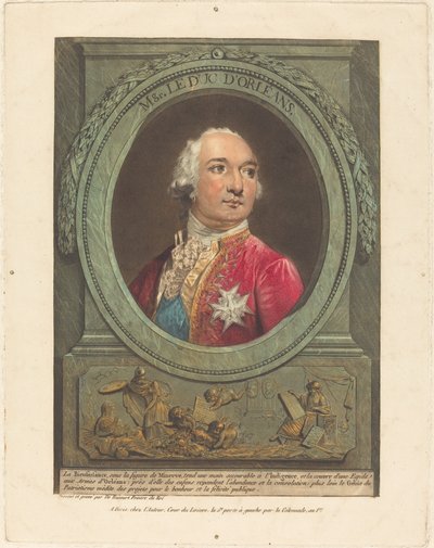 Msgr. Hertugen av Orleans av Philibert Louis Debucourt