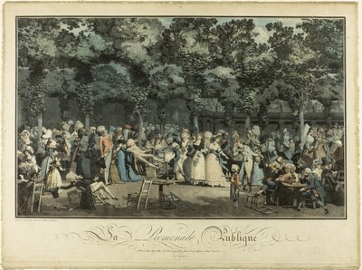 Offentlig gang av Philibert Louis Debucourt