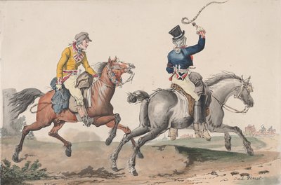 Postveien, 1817. av Philibert Louis Debucourt