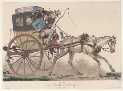 Veien til St. Cloud, 1816. av Philibert Louis Debucourt