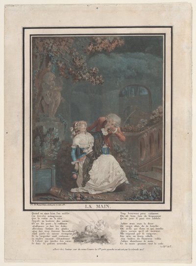 Hånden, 1788. av Philibert Louis Debucourt
