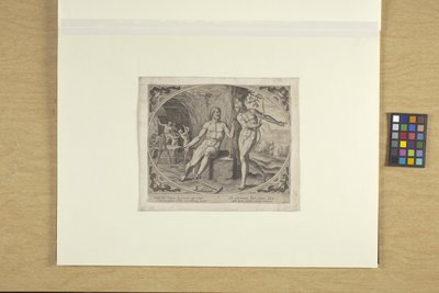 Vulcans smia, ca. 1600 (blekk) av Philip (after) Galle