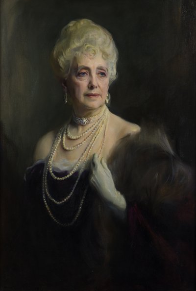 Den rette ærede Mabell Ogilvy Dowager grevinne av Airlie (1866-1956) av Philip Alexius de Laszlo