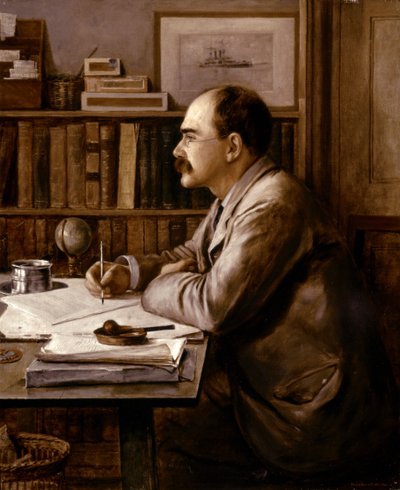 Rudyard KIPLING, Porträt 1899 von Philip Burne-Jones