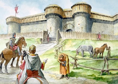 Helmsley Castle, 1200-tallet, c1990-2010 av Philip Corke