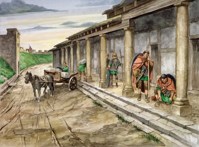 Housesteads Roman Fort, 2. århundre, c1990-2010 av Philip Corke