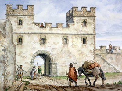 Housesteads Roman Fort, 3. århundre, c1990-2010 av Philip Corke