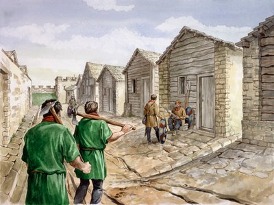 Housesteads Roman Fort, 4. århundre, c1990-2010 av Philip Corke