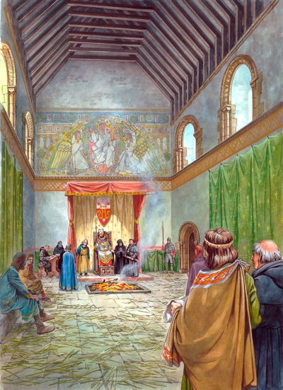 The Great Hall, Sherborne Castle, c1200-tallet, 1990-2010 av Philip Corke