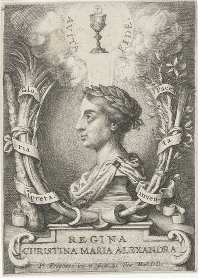 Portrett av Christina, dronning av Sverige av Philip Fruytiers