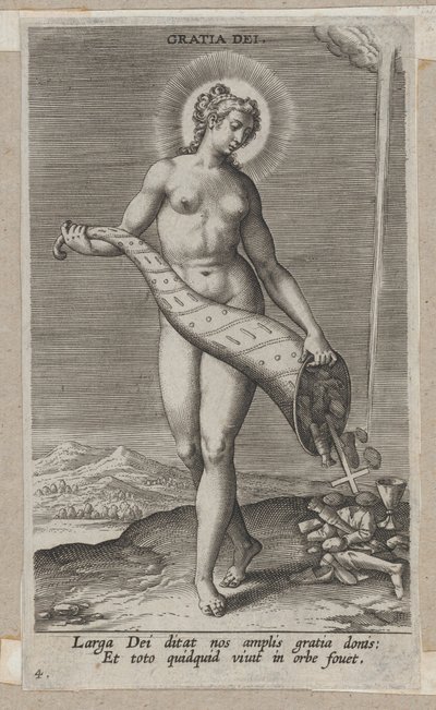 Gratia Dei, fra Prosopographia, ca. 1585-90., ca. 1585-90. av Philip Galle