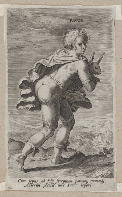 Pavor, fra Prosopographia, ca. 1585-90., ca. 1585-90. av Philip Galle