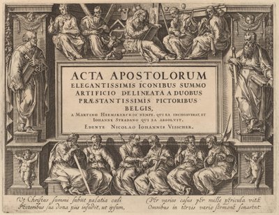 Tittelside av Philip Galle after Maerten van Heemskerck after Jan van der Straet