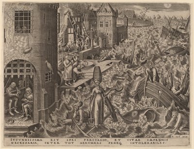 Håp av Philip Galle after Pieter Bruegel the Elder