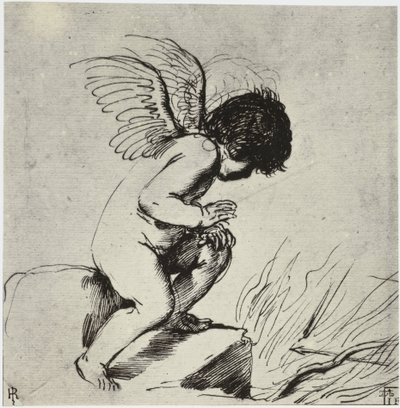 Anonym, en Amor av Philip Henry Delamotte