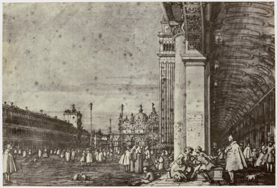 Canaletto, Piazza di San Marco av Philip Henry Delamotte