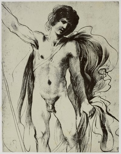 Guercino, en ungdom av Philip Henry Delamotte