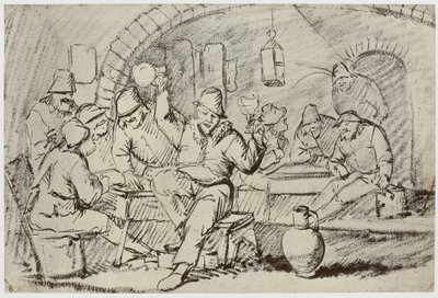 Hemskirk [Van Heemskerck?], Boors Carousing av Philip Henry Delamotte