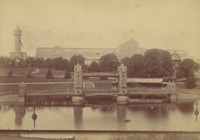 Fremdriften til Crystal Palace i Sydenham, 1854. av Philip Henry Delamotte
