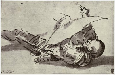 Salvator Rosa, Den sårede soldaten av Philip Henry Delamotte
