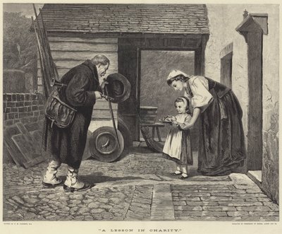 En leksjon i veldedighet av Philip Hermogenes Calderon