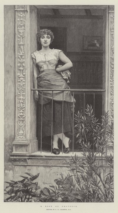 En rose fra Provence av Philip Hermogenes Calderon