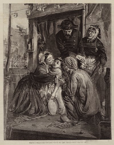 Franske bønder finner sitt stjålne barn av Philip Hermogenes Calderon